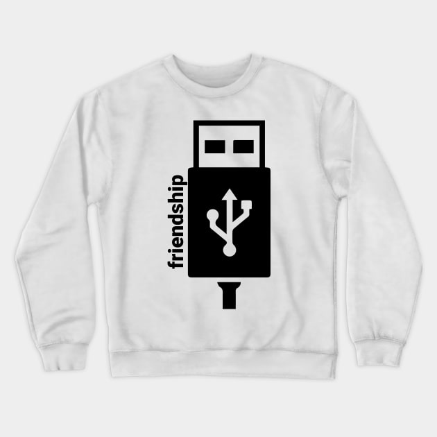 friendship Crewneck Sweatshirt by RehdPanda